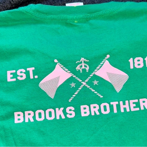 Large Brooks Brothers Nautical T-Shirt - Picture 2 of 3
